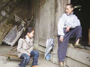 哥哥，我不會丟下你